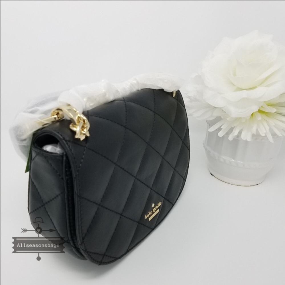 🔽Nwt leather Kate spade Emerson leather crossbody - Picture 4 of 8